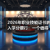 2026年职业技能证书纳入学分银行:一个值得审视的转折(图3) 2026年职业技能证书纳入学分银行:一个值得审视的转折(图3)