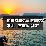 困难家庭免费托育政策落地，真能救命吗？（图2）