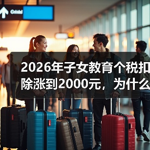 2026年子女教育个税扣除涨到2000元,为什么我亏了1000元?(图4) 2026年子女教育个税扣除涨到2000元,为什么我亏了1000元?(图4)
