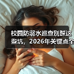 校园防溺水巡查别踩这些坑，2026年关键点全解析（图2）