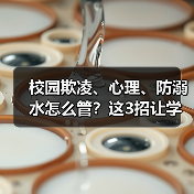 校园欺凌、心理、防溺水怎么管？这3招让学校少出事故（图1）