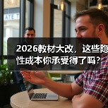 2026教材大改,这些隐性成本你承受得了吗?(图2) 2026教材大改,这些隐性成本你承受得了吗?(图2)