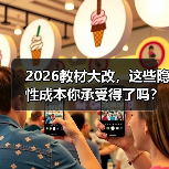 2026教材大改,这些隐性成本你承受得了吗?(图1) 2026教材大改,这些隐性成本你承受得了吗?(图1)