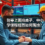 别等上面拍桌子，中小学课程规范如何落地？（图1）