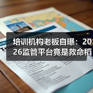 培训机构老板自曝:2026监管平台竟是救命稻草?(图3) 培训机构老板自曝:2026监管平台竟是救命稻草?(图3)