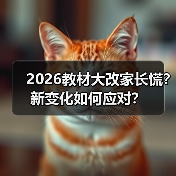 2026教材大改家长慌?新变化如何应对?(图4) 2026教材大改家长慌?新变化如何应对?(图4)