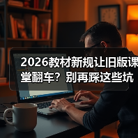 2026教材新规让旧版课堂翻车?别再踩这些坑!(图2) 2026教材新规让旧版课堂翻车?别再踩这些坑!(图2)