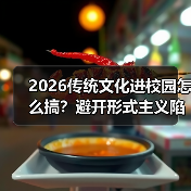 2026传统文化进校园怎么搞?避开形式主义陷阱(图3) 2026传统文化进校园怎么搞?避开形式主义陷阱(图3)