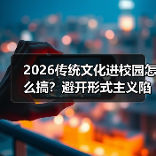 2026传统文化进校园怎么搞?避开形式主义陷阱(图4) 2026传统文化进校园怎么搞?避开形式主义陷阱(图4)