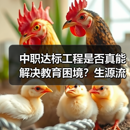 中职达标工程是否真能解决教育困境?生源流失引深思(图2) 中职达标工程是否真能解决教育困境?生源流失引深思(图2)