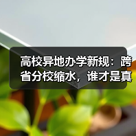 高校异地办学新规:跨省分校缩水,谁才是真正受益者?(图4) 高校异地办学新规:跨省分校缩水,谁才是真正受益者?(图4)